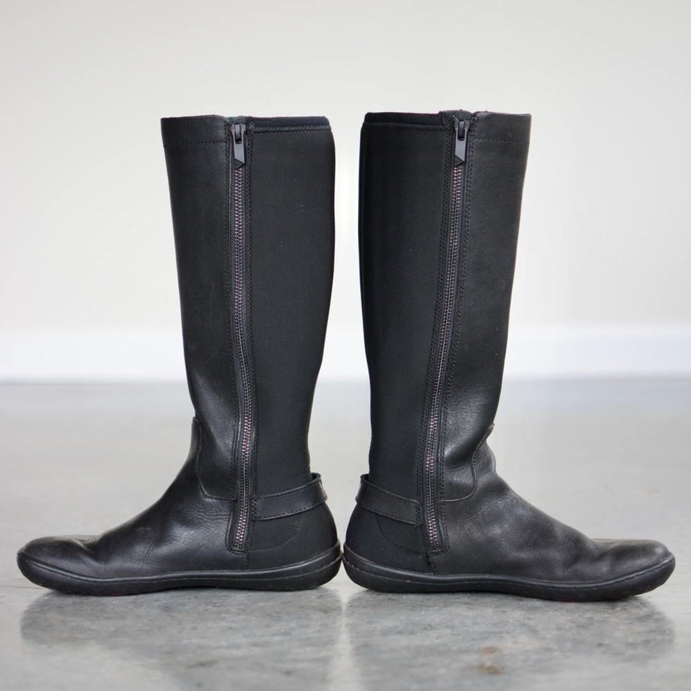 Vivobarefoot Ryder Boots Black Leather Neoprene 36 - Picture 8 of 15